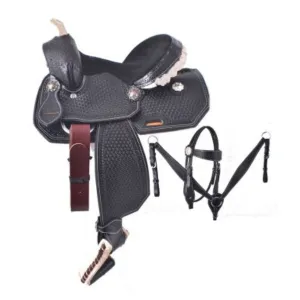 10" DOUBLE T PONY SADDLE SET