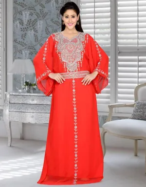 A-line kaftan Bright