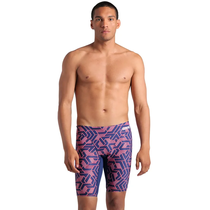 Arena - Escape Swim Men's Jammer - Navy/Team Red