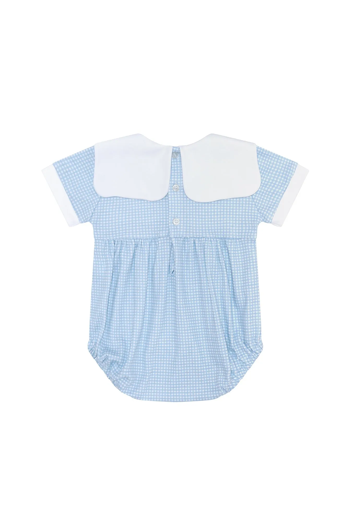 Blue Gingham Baby Bubble