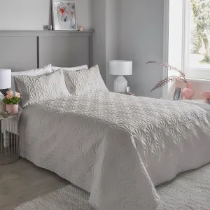 Cavali Bedspread by Serene in Silver 200cm X 230cm