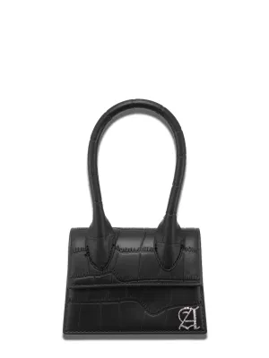 Celebrity Initial Mini Bag - Black