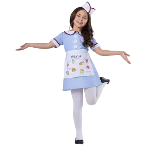 Diner Waitress Costume - Kids