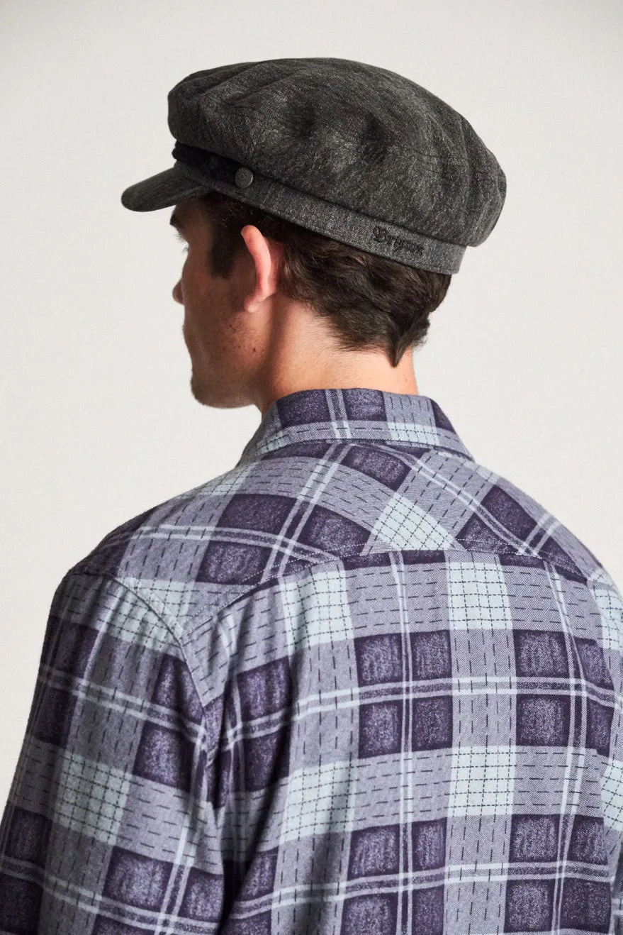 Fiddler Cap - Black Acid Wash