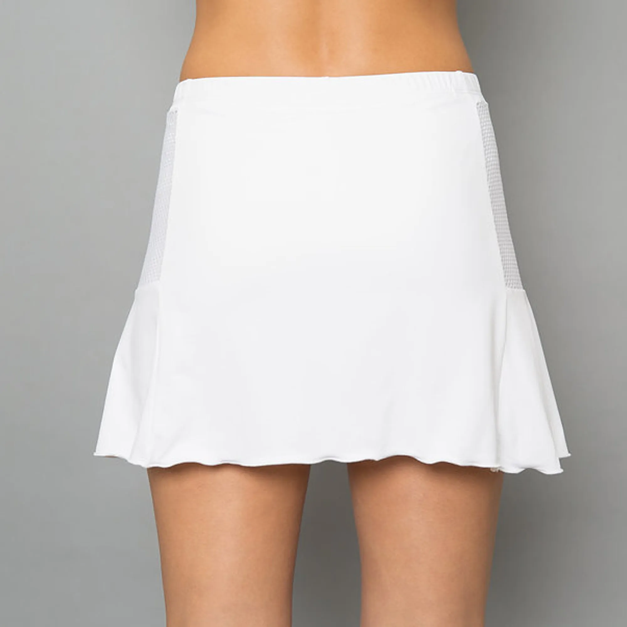 Golden White Side Skort