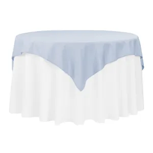 Polyester Square 54" Overlay/Tablecloth - Dusty Blue