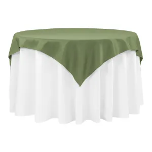 Polyester Square 54" Overlay/Tablecloth - Willow Green