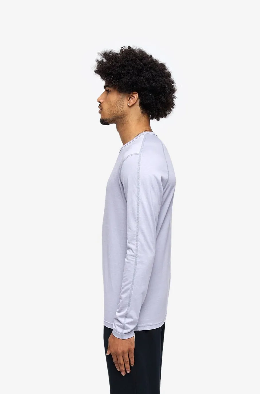 Ringspun Jersey Long Sleeve T-Shirt - Mist