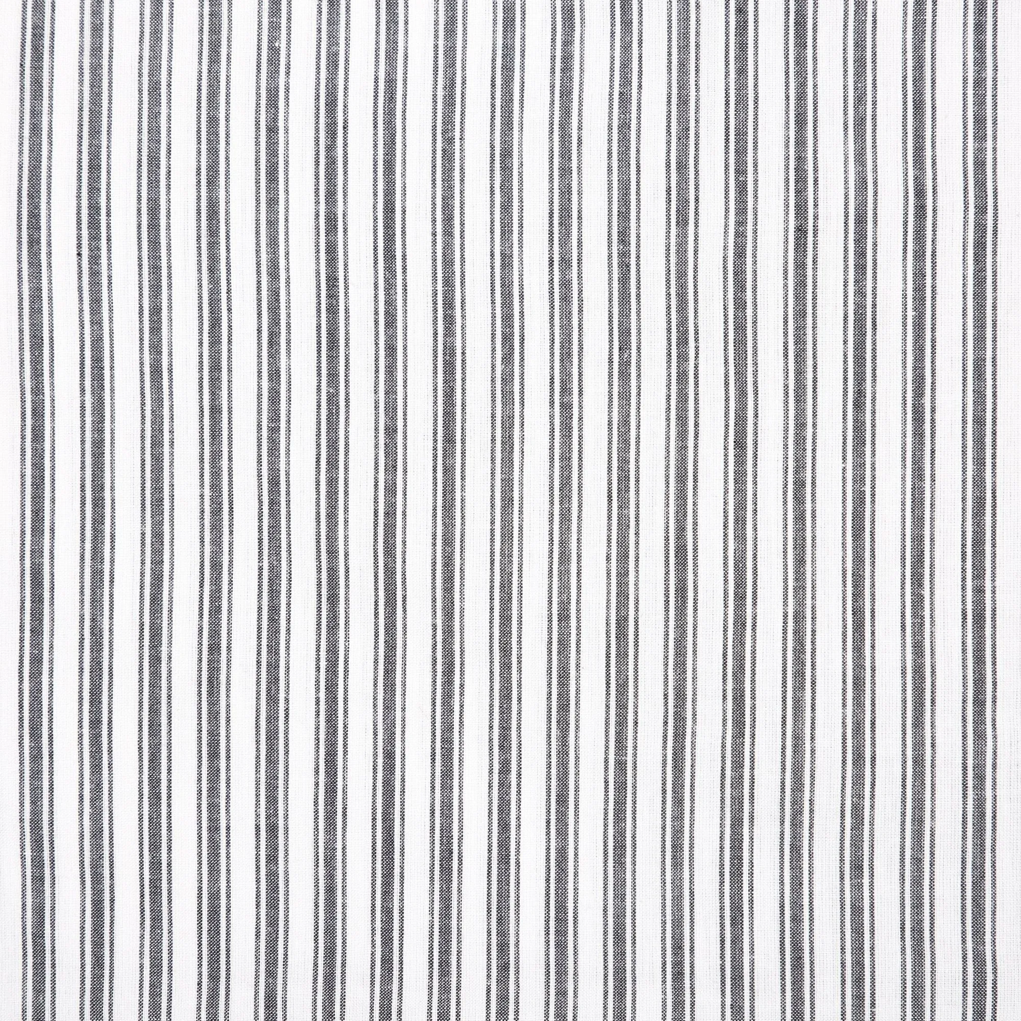 Sawyer Mill Black Ticking Stripe Bed Skirt