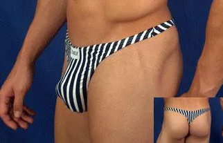 Shop Men's Striped Thong