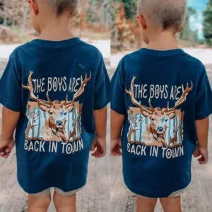 (SHORT) Back in Town Short Sleeve Kids Tee