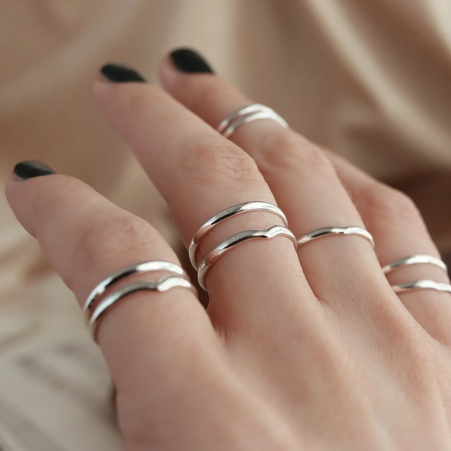 Simple Plain Band Ring