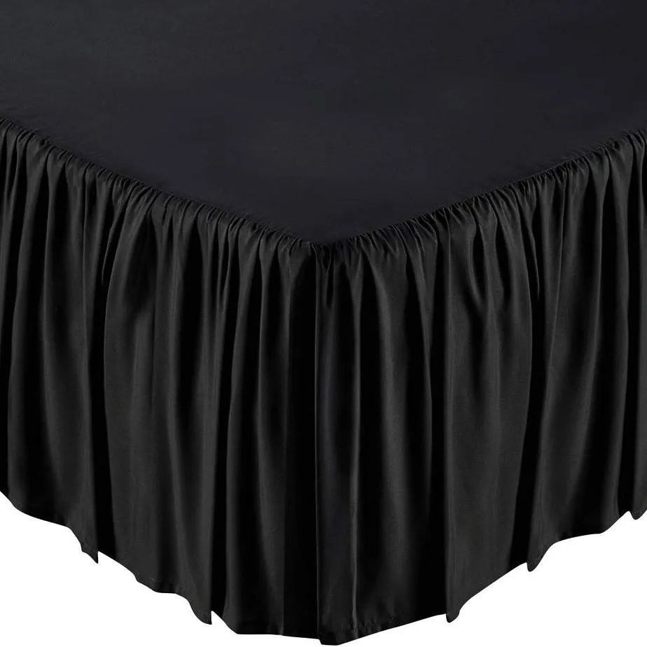 Solid Color Bed Skirt - Assorted Styles