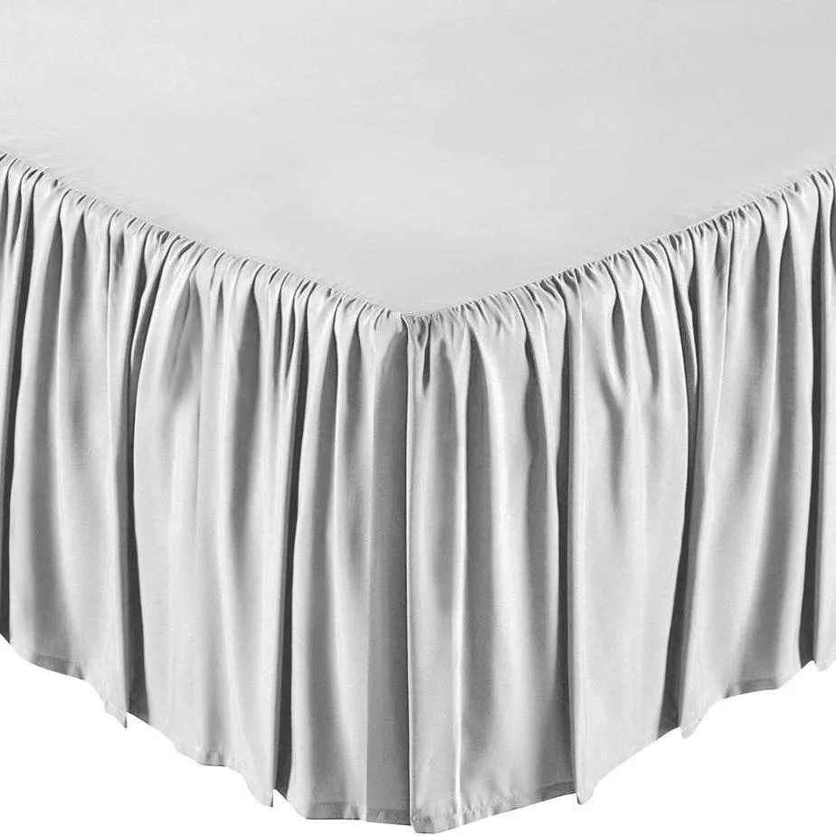 Solid Color Bed Skirt - Assorted Styles