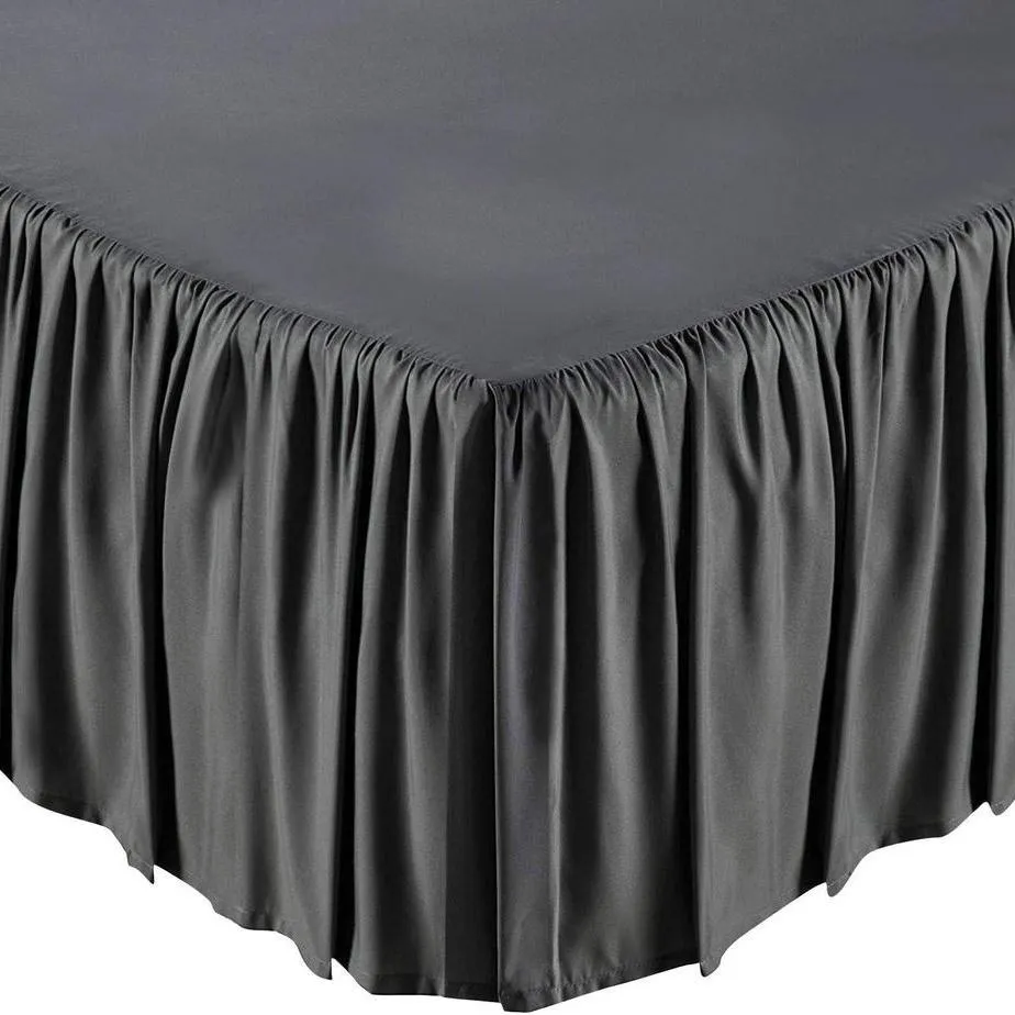 Solid Color Bed Skirt - Assorted Styles