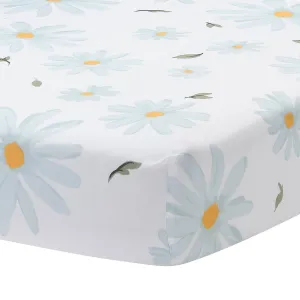 Sweet Daisy Cotton Fitted Crib Sheet