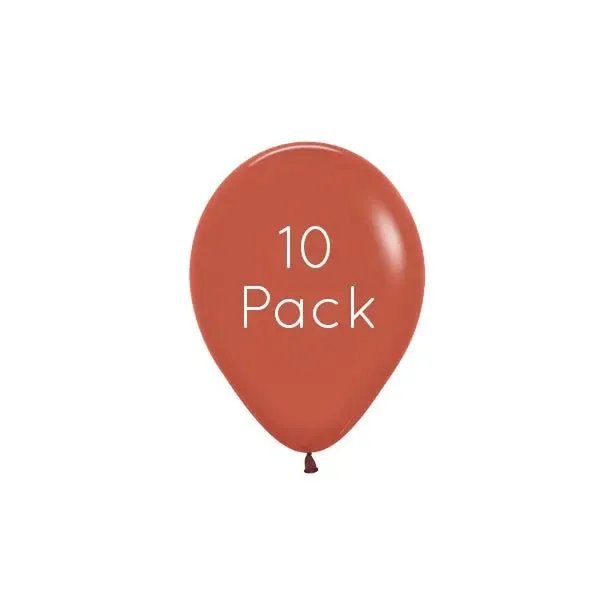 Terracotta Mini Balloons - 10 Pkt