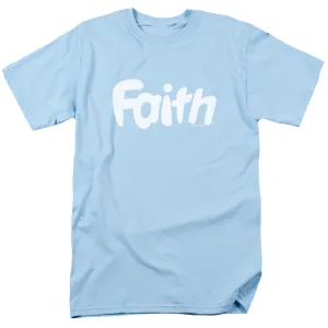 Valiant Faith Logo Mens T Shirt Light Blue