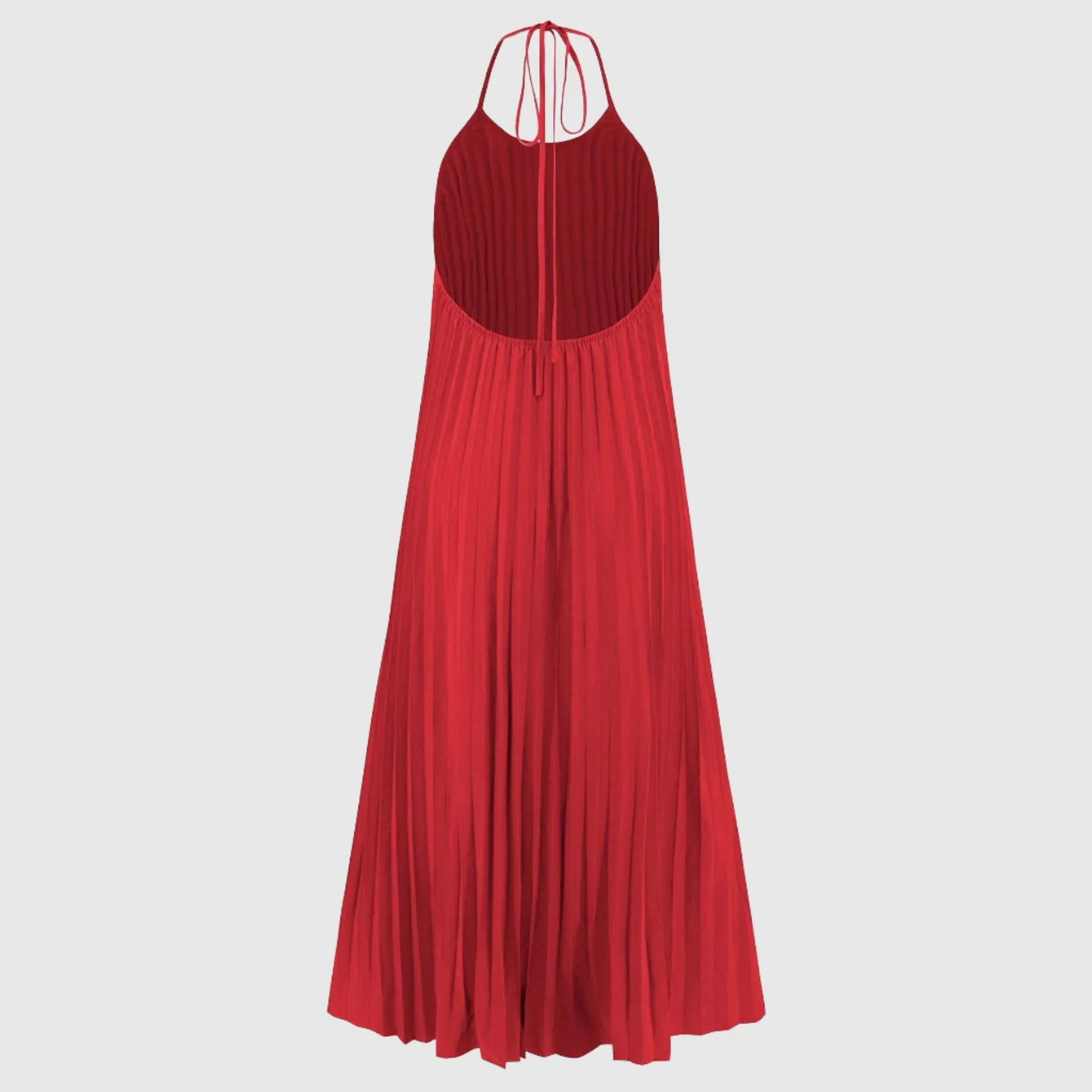 Women's Casual Loose A-line Pleated Dress